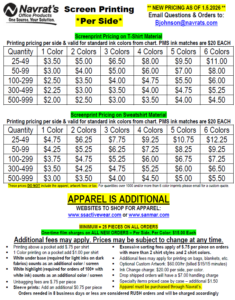 Screenpringjan26 screenprinting pricing
